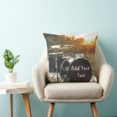 Coussin Drum Kit Drummer Rock Personnaliser la Personnalis (Chaise)