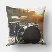 Coussin Drum Kit Drummer Rock Personnaliser la Personnalis (Verso)