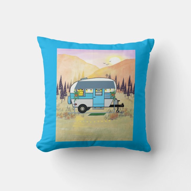 Coussin du camp Blue Trailer (Recto)