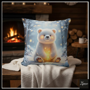 Coussin du ciel de l'ours neigeux