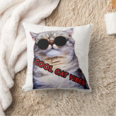 Coussin du cool CAT VIBES ! (Couverture)