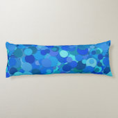 coussin du corps de confetti de point bleu (Dos)