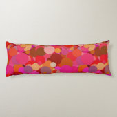 coussin du corps de confetti de point rouge (Dos)