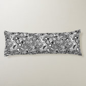 coussin du corps des cercles abstraits (Dos)