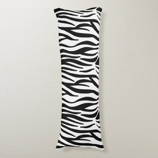 coussin du corps d'impression zebra (devant Vertical)