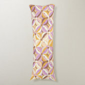 Coussin du corps du motif géométrique (Devant (Vertical))