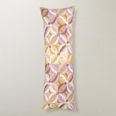 Coussin du corps du motif géométrique (Dos (Vertical))