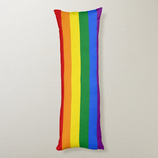 coussin du corps Rainbow Flag (Dos (Vertical))
