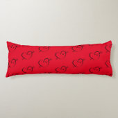 Coussin du corps rouge du coeur (Devant)