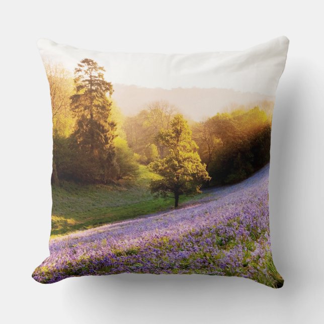 Coussin du coucher du soleil du printemps (Recto)