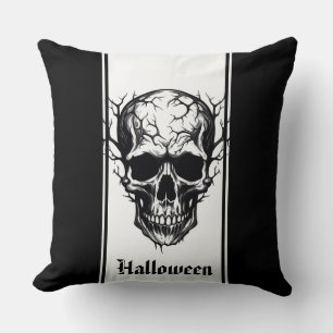 Coussin du crâne d'Halloween