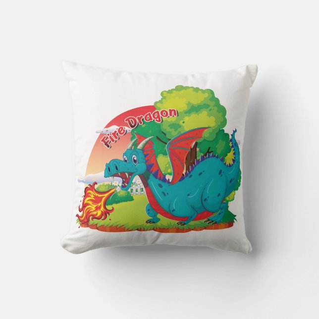 Coussin du dragon d'incendie (Recto)