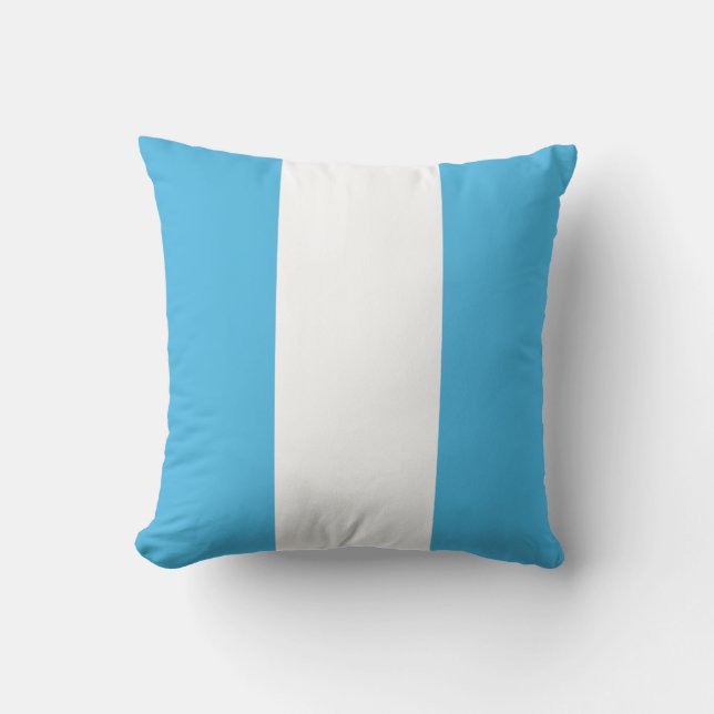 Coussin du drapeau du Guatemala (Recto)