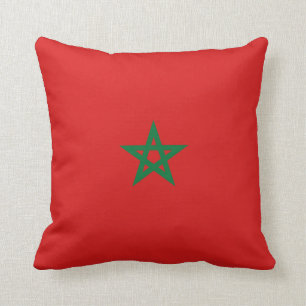 Coussin du drapeau marocain x