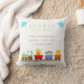 Coussin du Faire-part de naissance pour bébés Toy (Couverture)