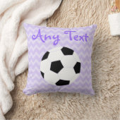 Coussin du football : Coutume pourpre (Couverture)