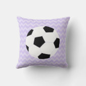 Coussin du football : Coutume pourpre (Verso)