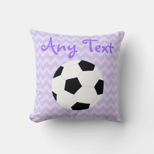 Coussin du football : Coutume pourpre (Recto)
