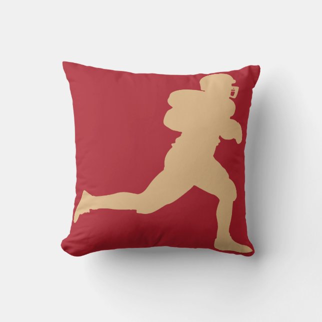 coussin du football de l'or 49er (Recto)