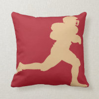 coussin du football de l'or 49er