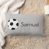Coussin du football : Gris (Couverture)