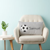 Coussin du football : Gris (Chaise)