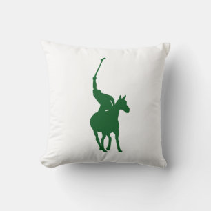 Coussin du Joueur de polo vert