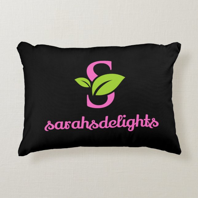 Coussin du logo Sarah's Delights (Devant)