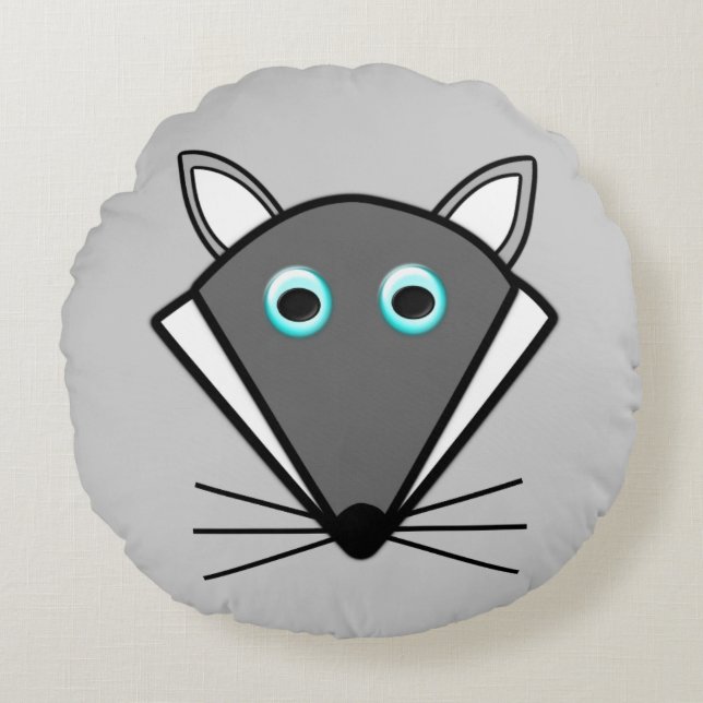 Coussin du loup d'Halloween (Devant)