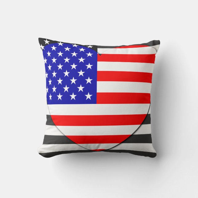 Coussin du pavillon des États-Unis (Recto)