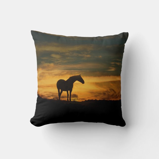 Coussin du Sunrise et du Cheval du Sud-Ouest (Recto)