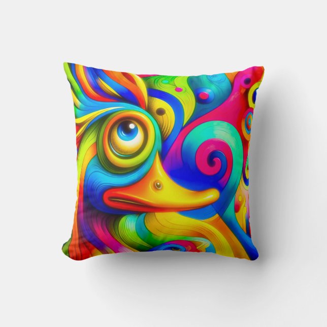 Coussin Duck painting (Recto)