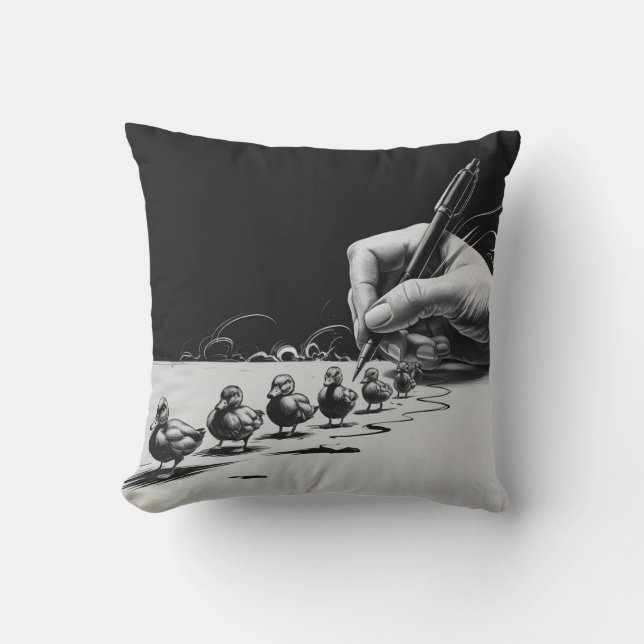 COUSSIN DUCKS DANS UNE LIGNE (Recto)