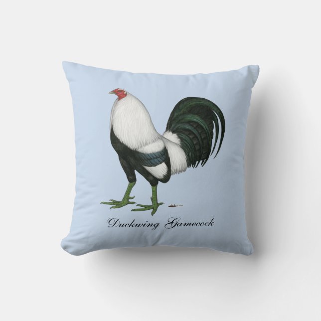 Coussin Duckwing Gamecock (Recto)