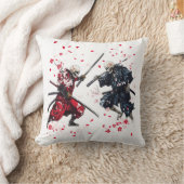 Coussin Duel de samouraï crâne (Couverture)