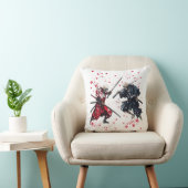 Coussin Duel de samouraï crâne (Chaise)