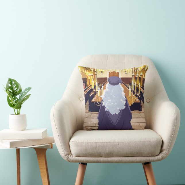 Coussin Dumbledore parlant dans le Grand Hall de Poudlard (Chaise)