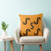 Coussin Duo Tone Dollar $igne (Chaise)