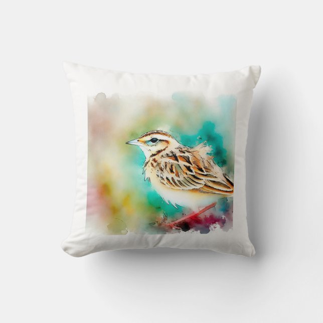 Coussin Duponts lark 131024AREF131 - Watercolor (Recto)