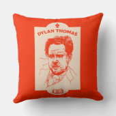Coussin Dylan Thomas poète gallois (Verso)