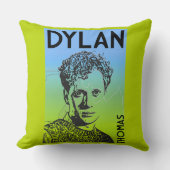 Coussin Dylan Thomas Welsh Poet (Recto)