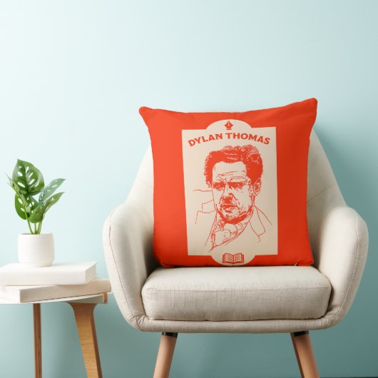 Coussin Dylan Thomas Welsh Poet (Chaise)
