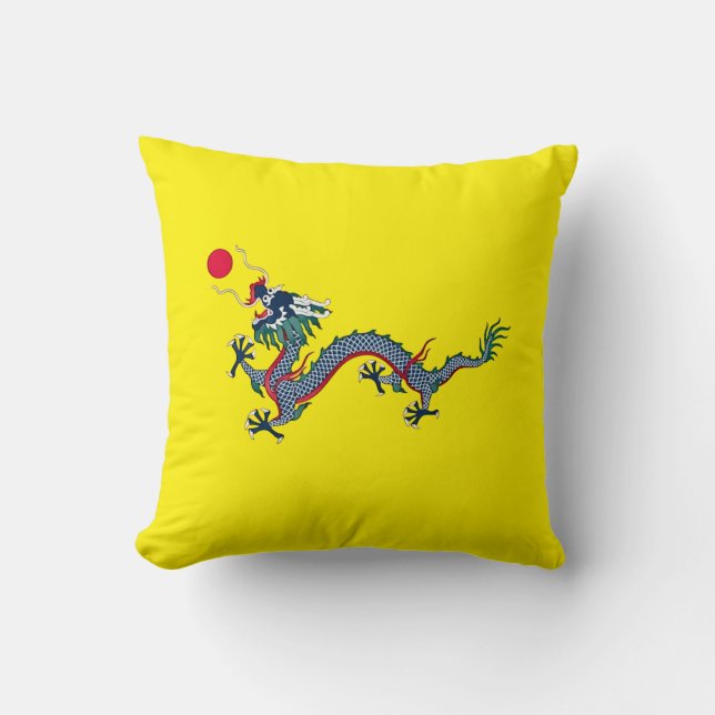 Coussin Dynastie Qing de Chine  (Recto)