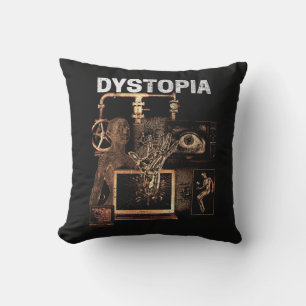 Coussin Dystopia - Techno-Dystopian Streetwear Design
