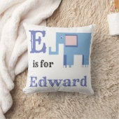 Coussin E est pour Edward bébé garçon (Couverture)