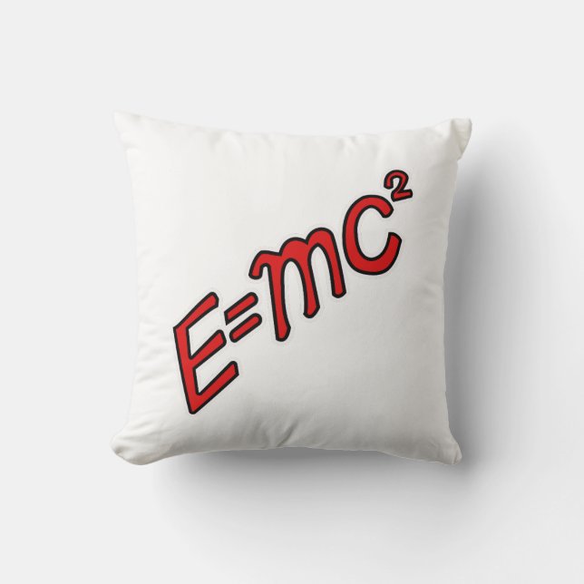 Coussin E = mc² – Genius Mode On (Recto)