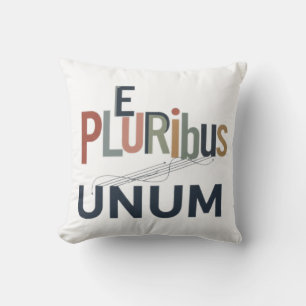 Coussin "E Pluribus Unum" - Conception pour l'unité