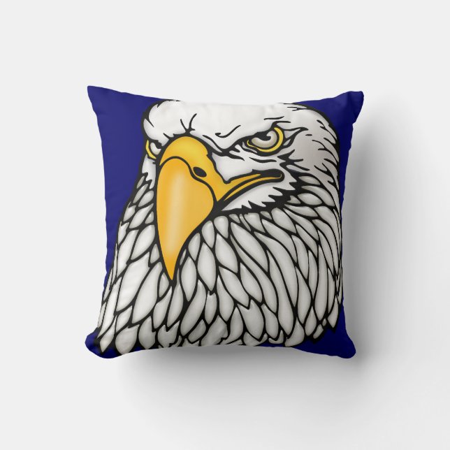 Coussin Eagle chauve américain (Recto)