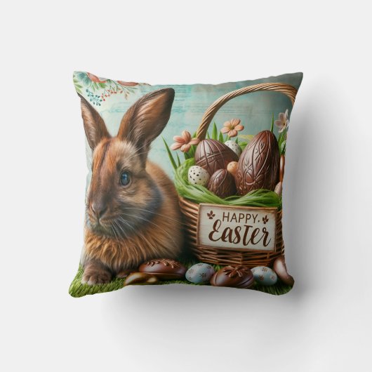 Coussin Easter Bunny Chocolate Egg (Verso)