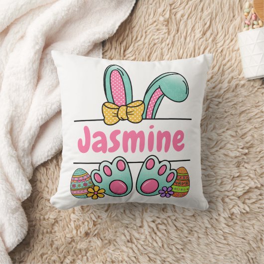 Coussin Easter Eggs Bunny Name (Couverture)